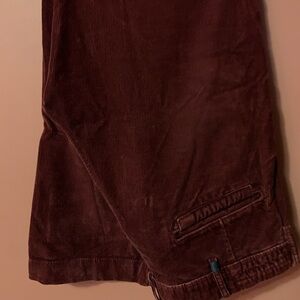 Vintage Life Khaki Haggar Co Corduroy Pants Size 32 Straight Leg Maroon Mens